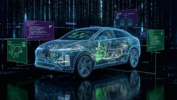 Android Automotive OS ilustracija