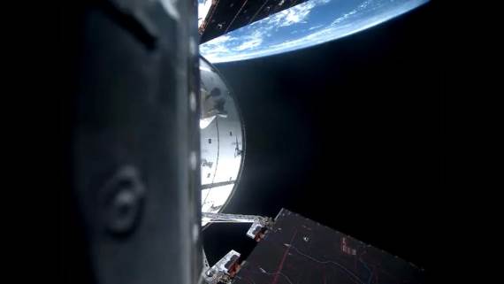 Artemis II pogled na Zemlju