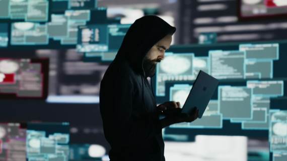 Kvantni haker ilustracija