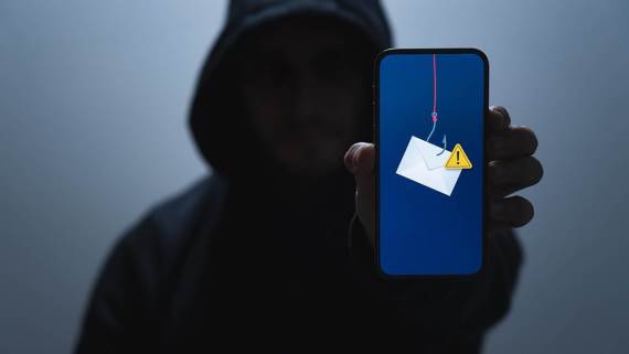 Phishing mejl ilustracija
