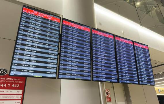 Televizori na aerodromu