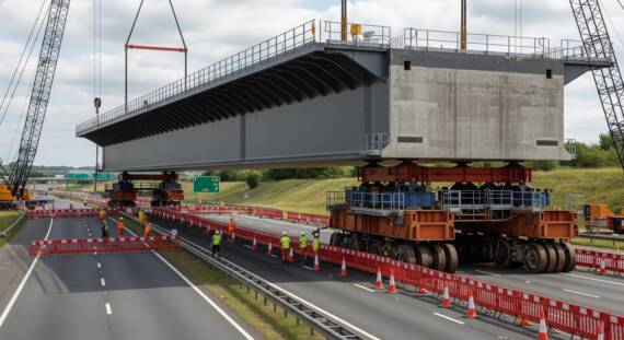 Britanski inženjeri uspešno su izveli neviđenu i inovativnu operaciju postavljanja mosta Marston Box teškog 12.600 tona
