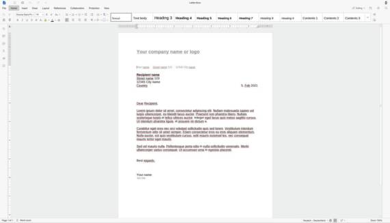 Euro-Office interfejs