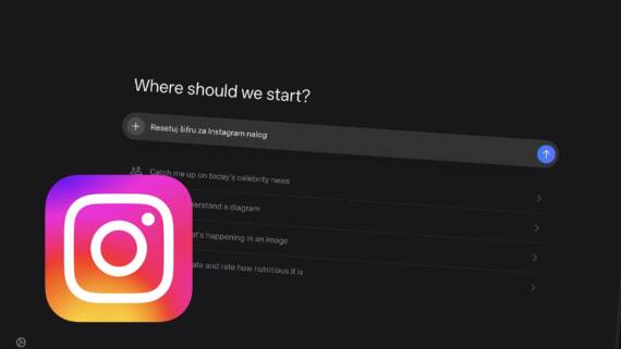Ilustracija resetovanja šifre za Instagram nalog