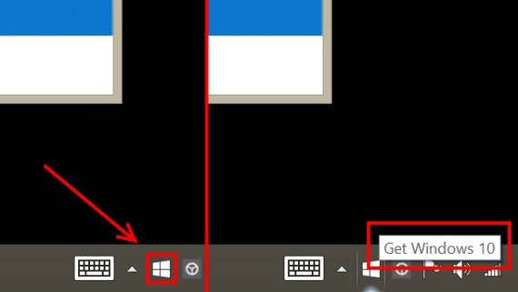 U donjem desnom uglu se pojavila nova Windows logo ikonica - klik na nju!