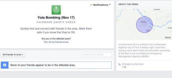 Facebook Safety Check i za Nigeriju