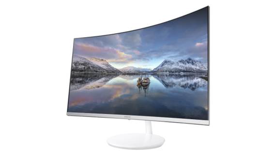 Samsung C27H711 Quantum Dot Curved Monitor.