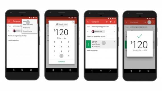 Gmail slanje novca na Android uredajima
