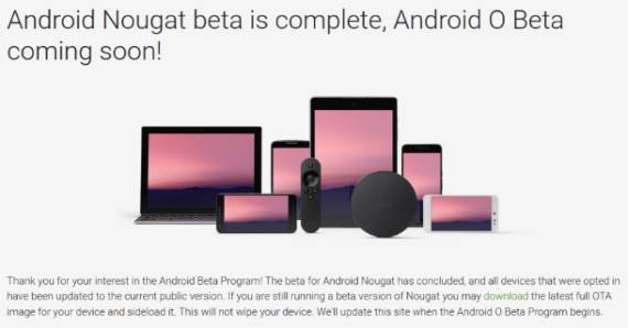 Google ugasio Android Nougat beta test, Android O beta test uskoro