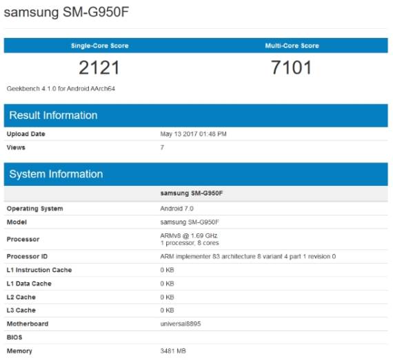 Samsung Galaxy S8 benchmark multi-core rezultat najbolji