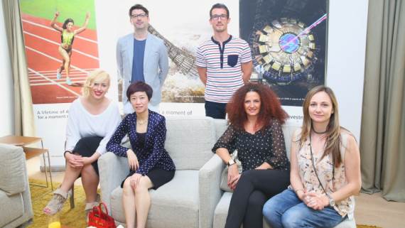 Chen Lifang na sastanku sa srpskim novinarima.