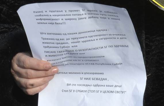 5G protest u Beogradu, Protiv 5G, 