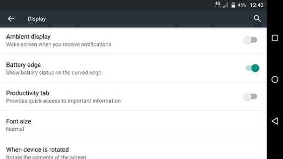 BlackBerry - Android dodatne opcije