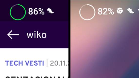 Wiko View5 ekran punjenje izgled kružića oko kamere