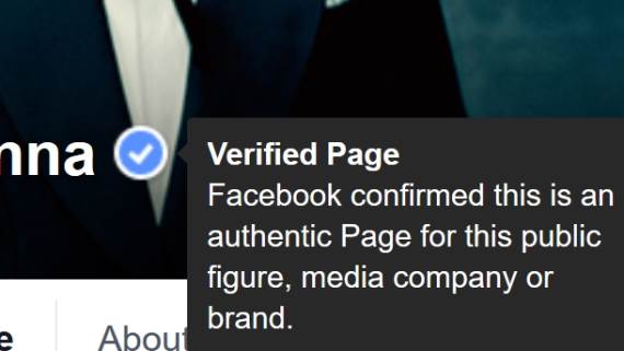 Verifikovana Facebook stranica.