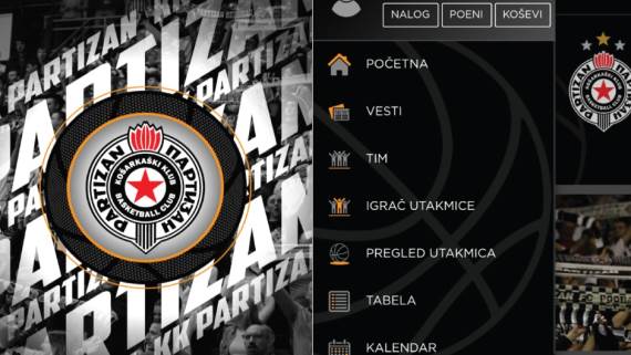 KK Partizan aplikacija 