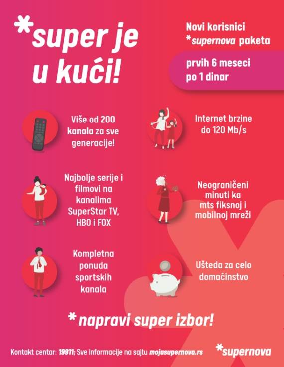Supernova ponuda za celu porodicu i sve generacije