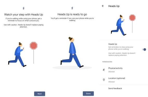 Heads Up opcije na Android telefonu