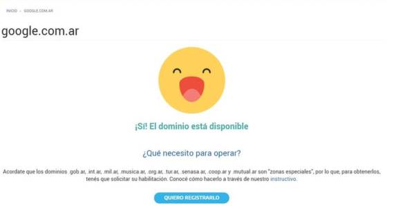 slobodan Google Argentina domen