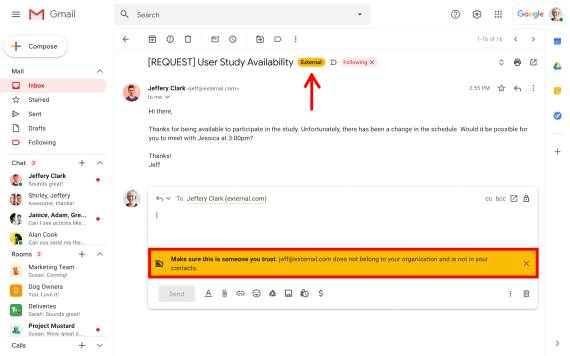 gmail external google workspace g suite basic nova opcija