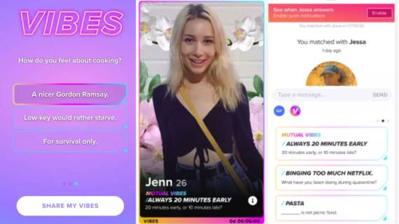 tinder aplikacija za upoznavanje vibes poruke ljubav partner