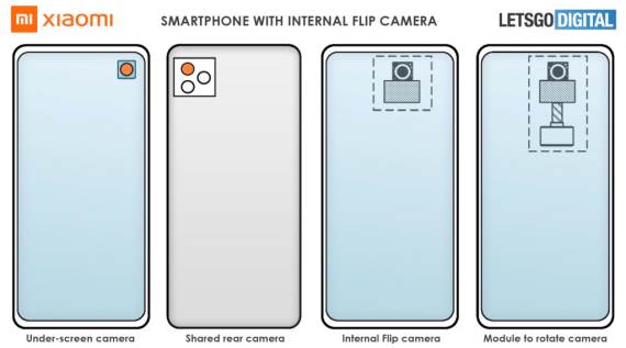 xiaomi flip camera kamera modul novi dizajn telefona