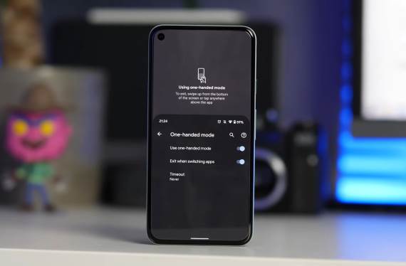 Android 12 režim za korišćenje jednom rukom