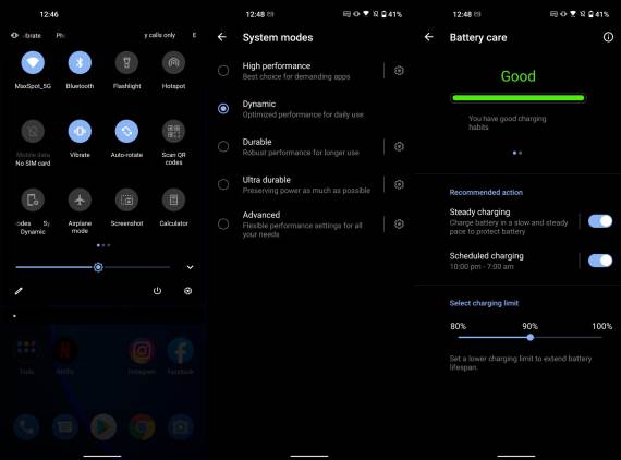 Baterija i režimi rada