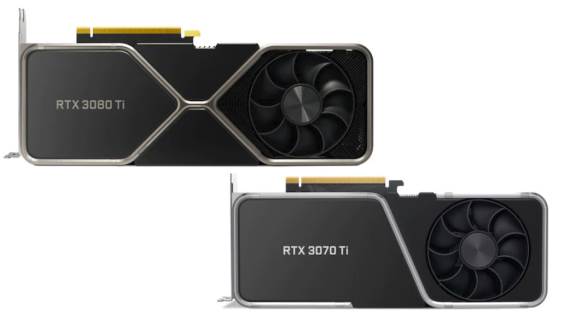 NVIDIA GeForce RTX 3070 Ti i 3080 Ti