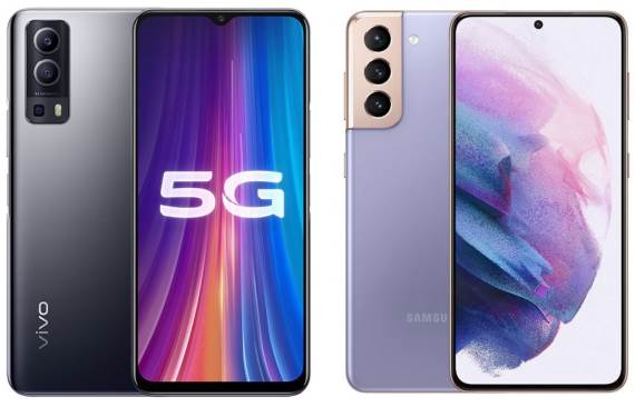 Vivo Y72 5G i Samsung Galaxy S21 5G
