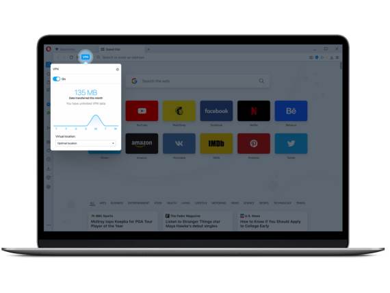 Opera besplatan VPN