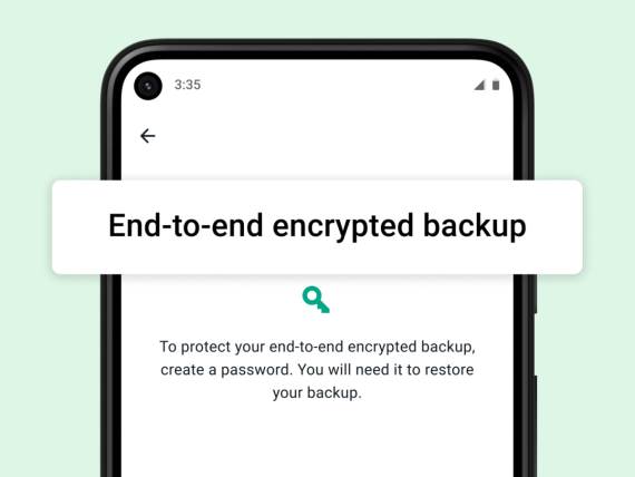 WhatsApp end-to-end enkripcija za backup podataka