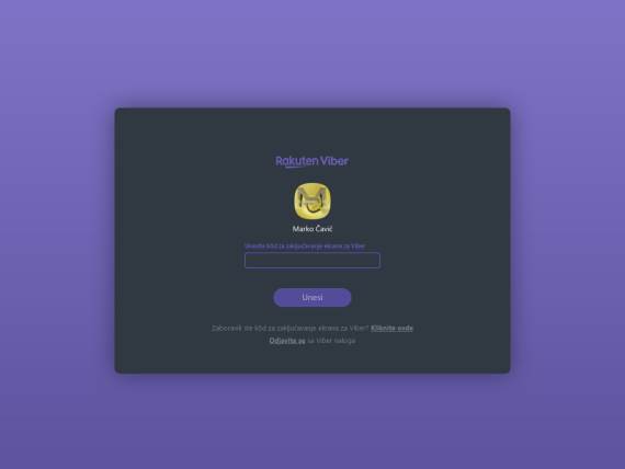 Kako zaključati Viber Desktop aplikaciju 7