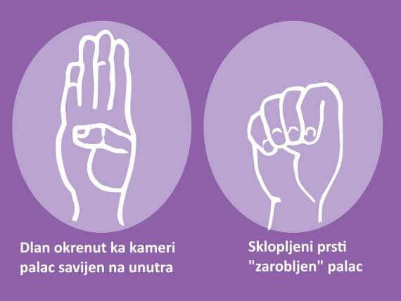 Signal za pomoc TikTok