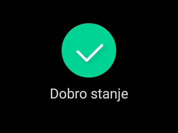 Stanje baterije punjenje