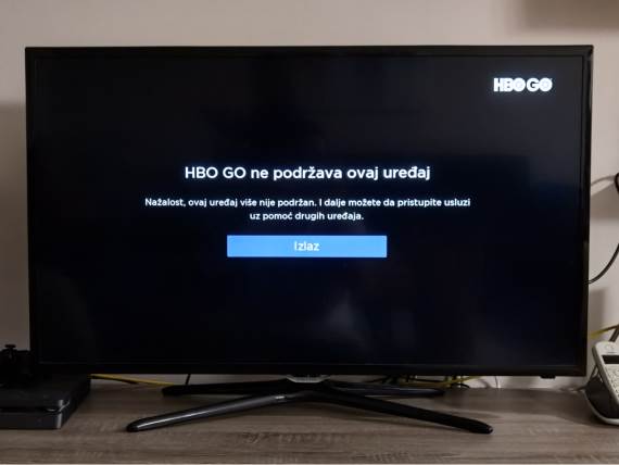 HBO Go ne radi aplikacija rešenje