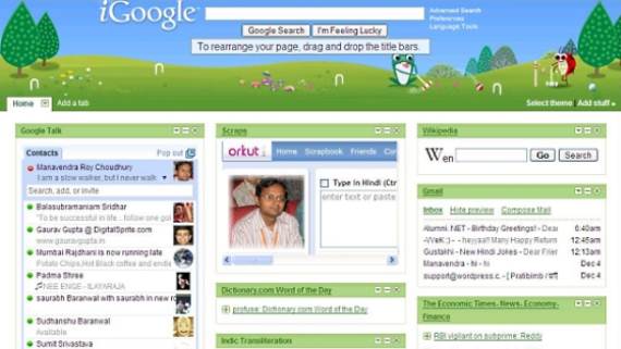 iGoogle dozvoljava (još uvek) da sami odaberete sadržaj i rasporedite ga na svom početnom ekranu.