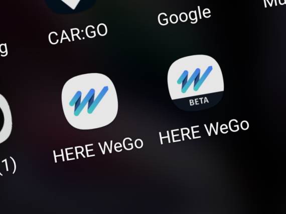 Here WeGo aplikacije