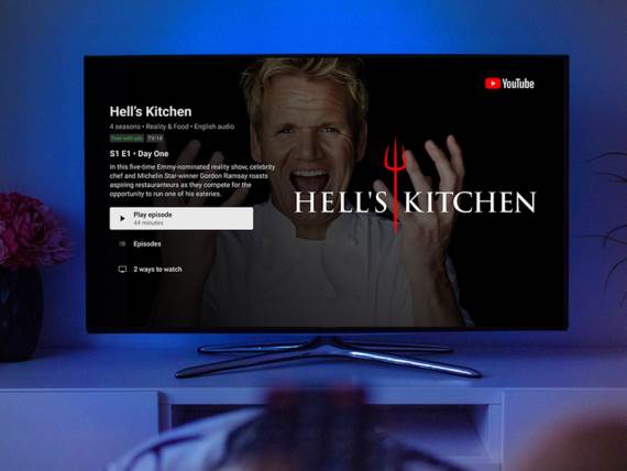 YouTube Movies and Shows Hells Kitchen
