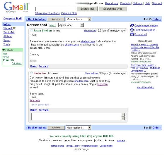 Gmail Beta