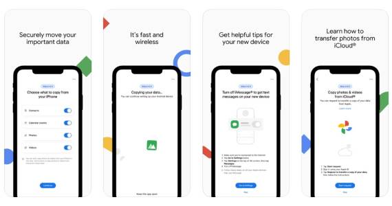 Switch To Android aplikacija kako se prebacuju podaci