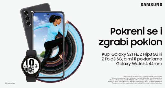 Samsung Galaxy Watch4 sat na poklon