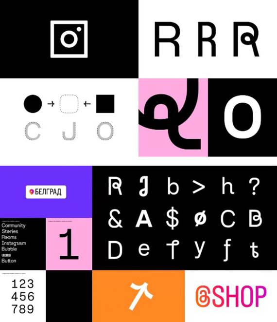 Instagram novi font