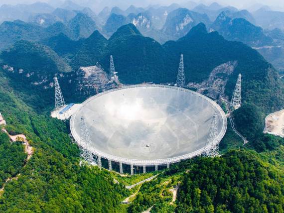 sky eye radio teleskop kina