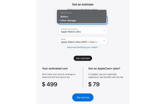 Popravka Apple Watch Ultra cena