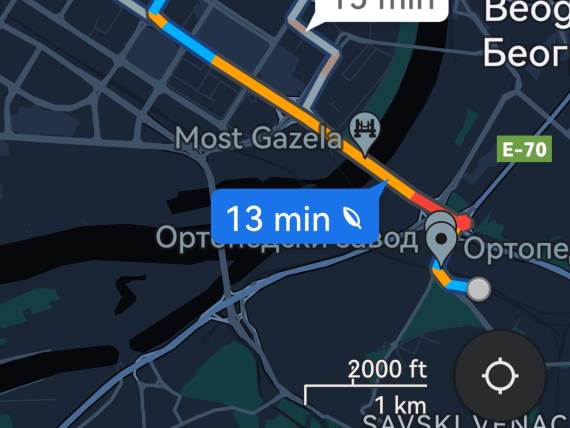 Google Maps Eko rute u Srbiji.jpg