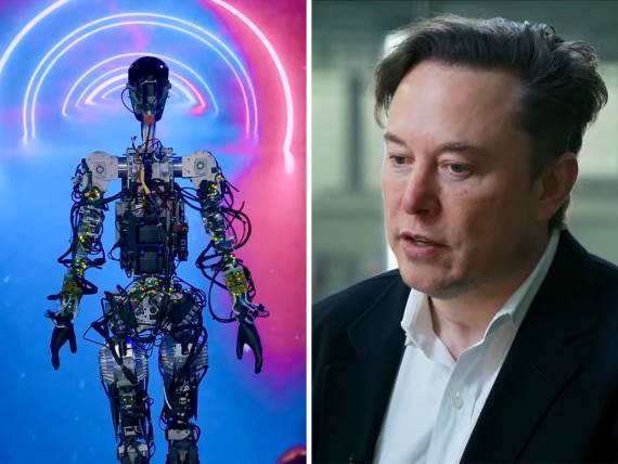 Internet se smeje Optimus robotu Ilona Maska