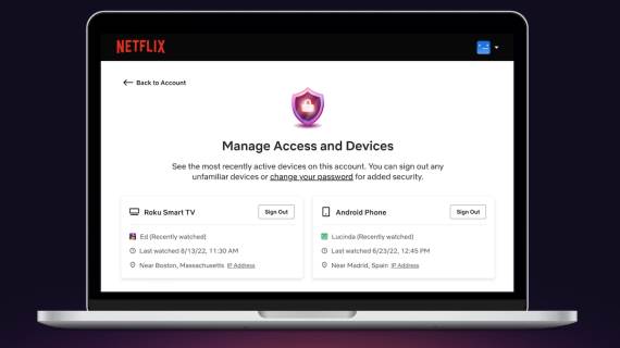 Netflix uveo odjavljivanje uređaja sa naloga