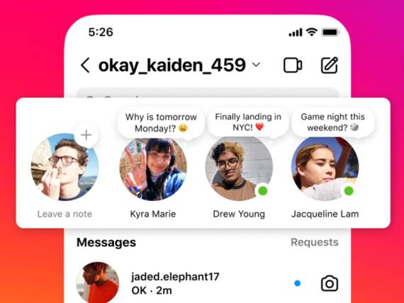 Instagram uveo Notes poruke do 60 karaktera