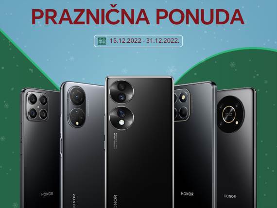 HONOR popusti praznična ponuda 15 do 31 decembar